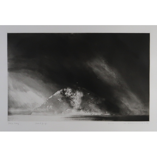 3063 - NORMAN ACKROYD CBE RA (BRITISH B.1938)AILSA CRAIG (1986)Etching, signed in pencil, inscribed with ti... 