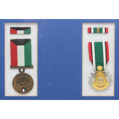 2560 - A GULF WAR MEDAL GROUP OF FIVEAwarded to Warrant Officer Class 2 Gary Robert Miller, Army Air Corps,... 