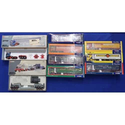 487 - Boxed Corgi haulage lorries, comprising two examples from the Heavy Haulage series, the rest Limited... 