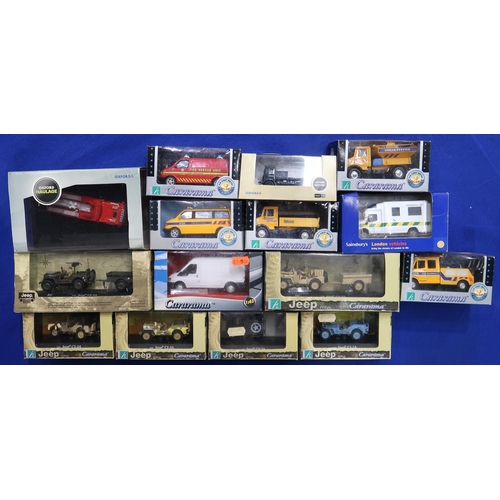 496 - A collection of boxed scale model die-cast vehicles, to include the Corgi Classics and Heavy Haulage... 