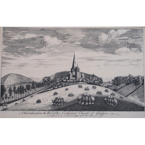 881 - A COLLECTION OF GLASGOW ENGRAVING PRINTS (13)