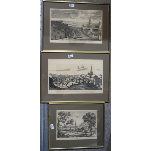 881 - A COLLECTION OF GLASGOW ENGRAVING PRINTS (13)