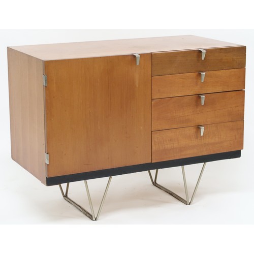 2105A - A MID 20TH CENTURY JOHN & SYLVIA REID FOR STAG S RANGE SUITE consisting a sideboard with pa... 