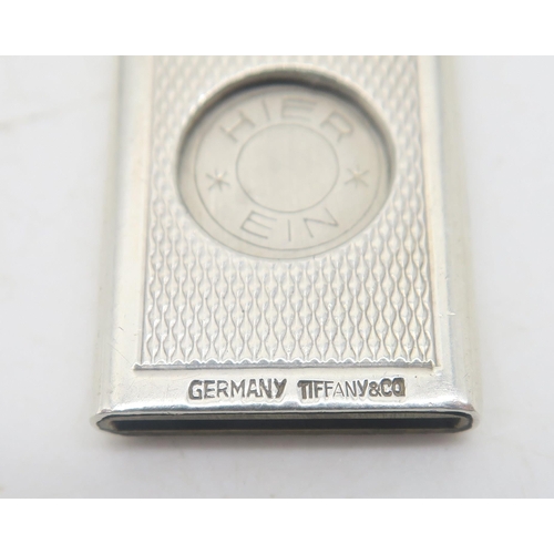 362 - A Tiffany & Co Sterling cigarette cutter, 5cm long, 23gms