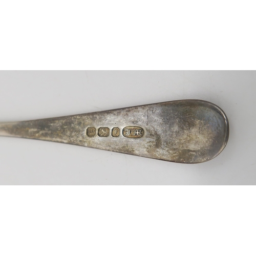 379 - A cased part set of silver tea spoons, Sheffield 1928, a Thai white metal letter opener and spoon, w... 