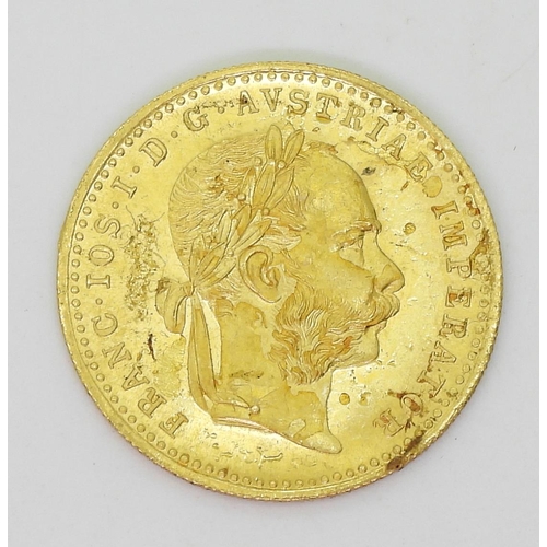 414 - Francis Joseph I (Franz Joseph I) (1848-1916) 1 Ducat 1915Obverse Laureate head of Franz Joseph... 