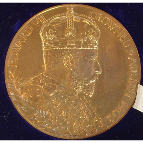 542 - Two cased Edward VII 1902 Coronation Medals, each retaining its original paper packet (2)