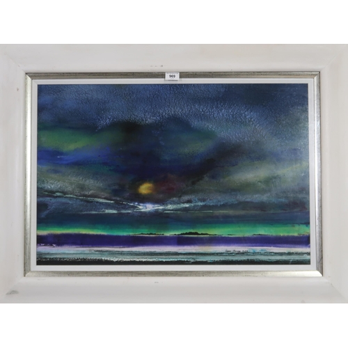 969 - JAMES SPENCE RSE RGI (SCOTTISH 1929-2016) EMERAL DAWN Watercolour, signed lower right, dat... 