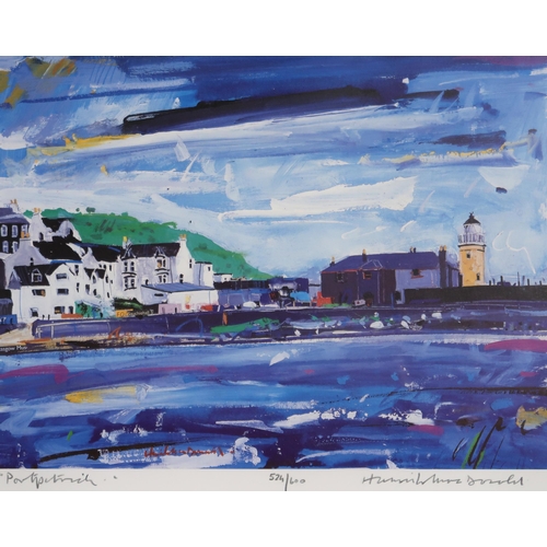 981 - HAMISH MCDONALD (SCOTTISH 1935-2008) PORTPATRICK Print multiple, signed lower right, numbe... 