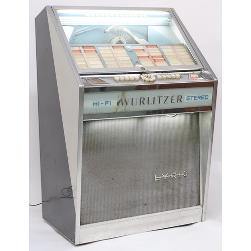 460 - WURLITZER LYRIC HI-FI STEREO Jukebox circa 1966  (spin wheel selection system) serial number 4D78637... 