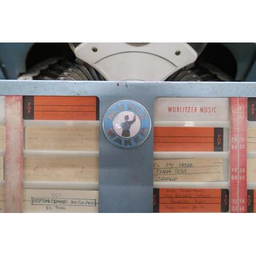 460 - WURLITZER LYRIC HI-FI STEREO Jukebox circa 1966  (spin wheel selection system) serial number 4D78637... 