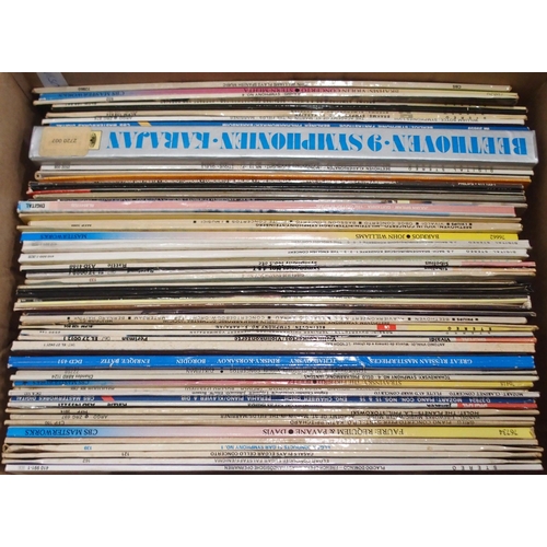 471 - VINYL RECORDS two boxes of orchestral and operatic classical records