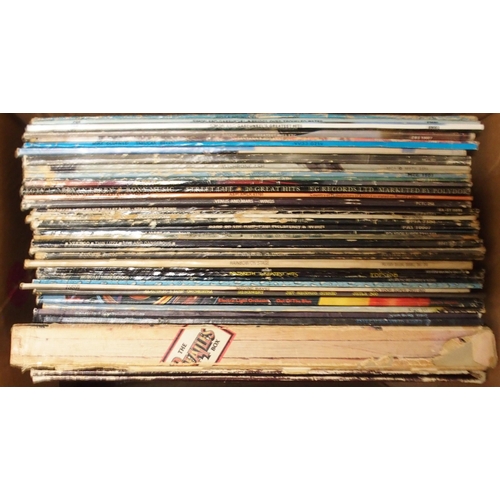 474 - VINYL RECORDS four boxes of pop, rock and soul vinyl LP records