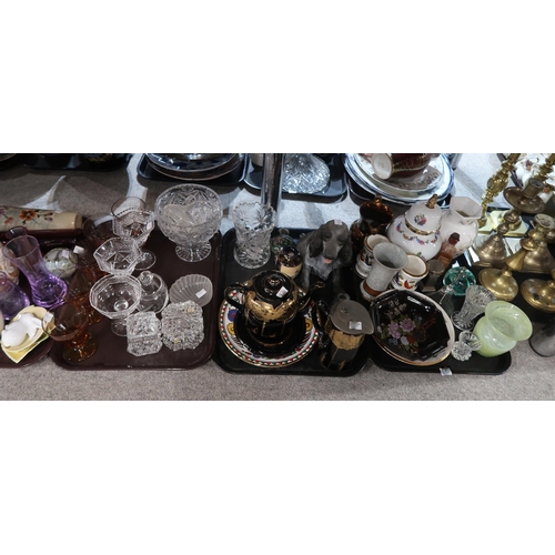 272 - An assortment of decorative ceramics and glass including dinner wares, vases, figures etc