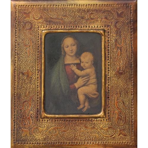 916 - AFTER RAFFAELLO SANZIO (ITALIAN 1483-1520) MADONNA DEL GRANDUCA Print multiple, 7.5 x 11cm... 