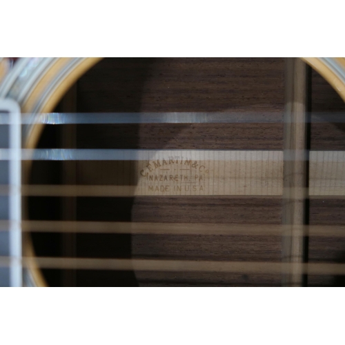 352 - A Martin D-41 dreadnought 6 string acoustic guitar serial number 1012136 made in 2004 with a Martin ... 