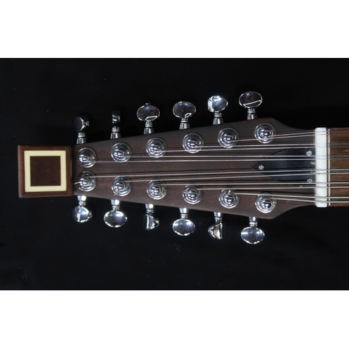 354 - A Paul Hathaway 12 string bell Cittern or cithrinchen cittern this handcrafted six course 17 fret ci... 