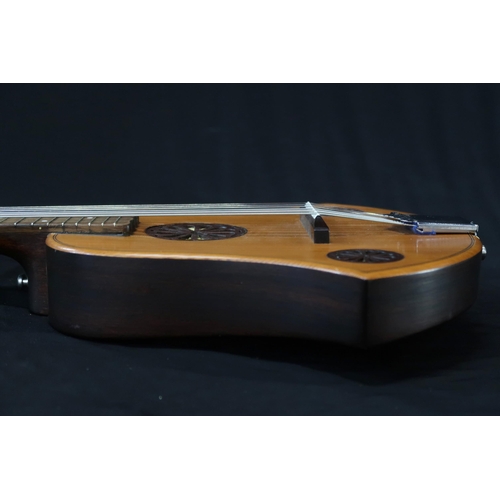 354 - A Paul Hathaway 12 string bell Cittern or cithrinchen cittern this handcrafted six course 17 fret ci... 