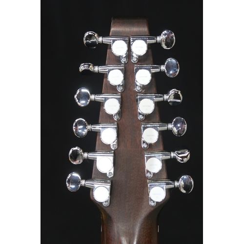 354 - A Paul Hathaway 12 string bell Cittern or cithrinchen cittern this handcrafted six course 17 fret ci... 