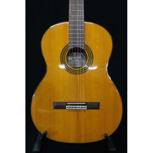 362 - A Takamine G Series six string classical acoustic guitar model number G128S 19 fret , nylon strung w... 