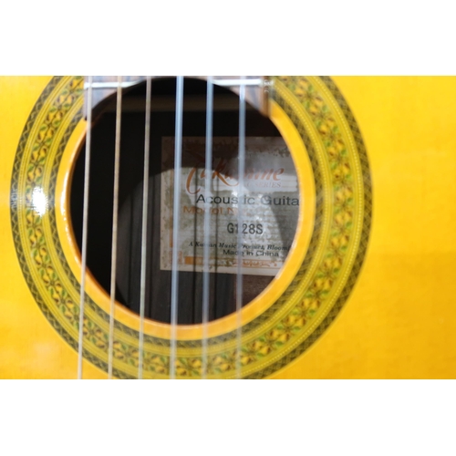 362 - A Takamine G Series six string classical acoustic guitar model number G128S 19 fret , nylon strung w... 