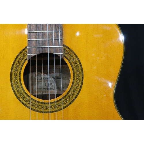 362 - A Takamine G Series six string classical acoustic guitar model number G128S 19 fret , nylon strung w... 