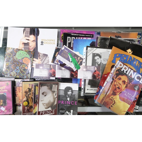 380 - A collection of The Artist Formerly known As Prince memorabilia with Welcome to America W2A  do... 