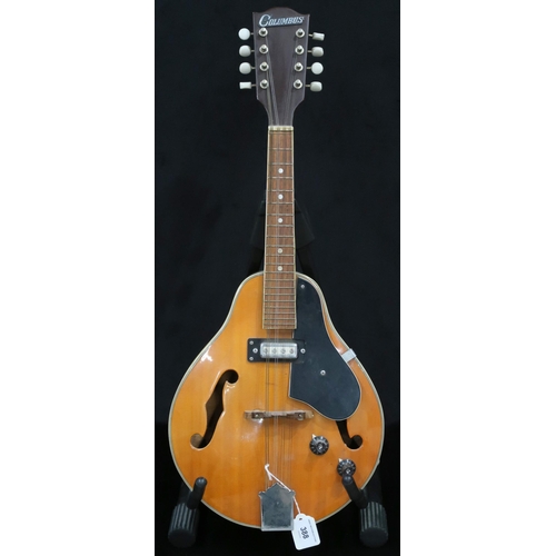 COLUMBUS a vintage 1960's Columbus electro acoustic archtop mandolin 20 frets.