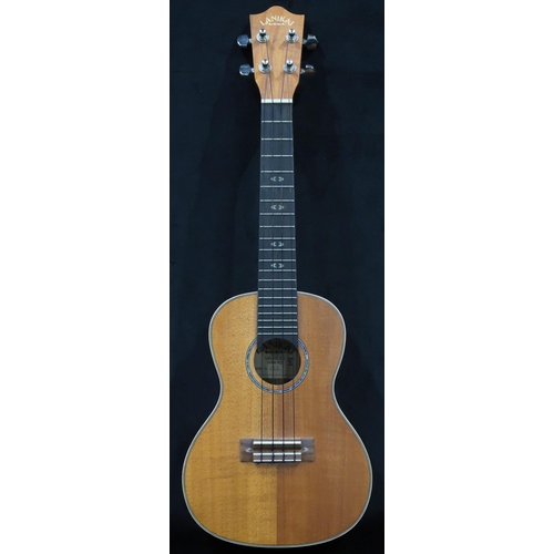 389 - LANAKAI A Lanakai ukulele model CK-C with a padded travel bag.This Instrument is from the estate of ... 