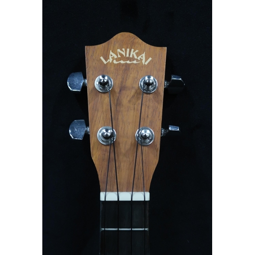 389 - LANAKAI A Lanakai ukulele model CK-C with a padded travel bag.This Instrument is from the estate of ... 