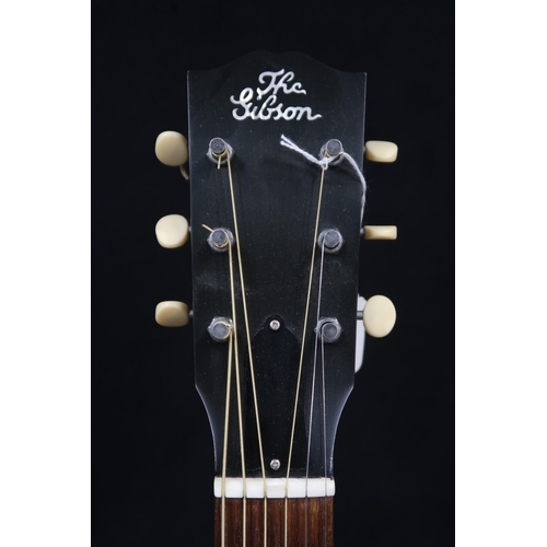 392 - GIBSON a Gibson Blues Tribute electro acoustic six string guitar serial number 12055077 with a Gibso... 