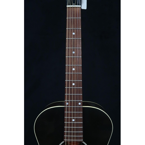 392 - GIBSON a Gibson Blues Tribute electro acoustic six string guitar serial number 12055077 with a Gibso... 