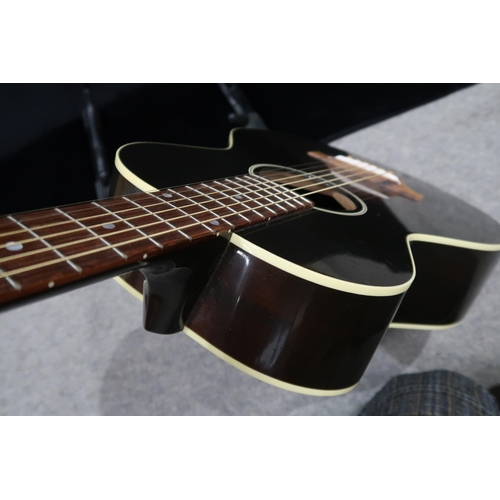 392 - GIBSON a Gibson Blues Tribute electro acoustic six string guitar serial number 12055077 with a Gibso... 