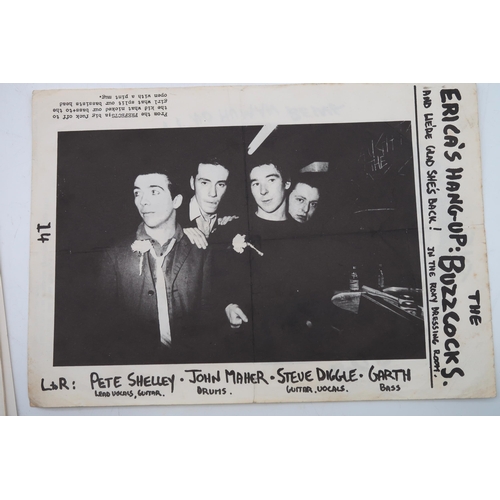 415 - A collection of Punk DIY ephemera with fanzines and part fanzines Sniffin Glue issue 5 1976, Ripped ... 