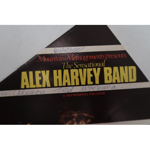 413 - The Sensational Alex Harvey Band a Christmas Show 1975 official programme, two Mountain Management P... 