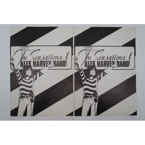 413 - The Sensational Alex Harvey Band a Christmas Show 1975 official programme, two Mountain Management P... 