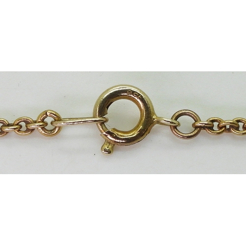 2701 - A FRESHWATER PEARL EDWARDIAN PENDANTmounted throughout in 9ct gold, cage set with a large freshwater... 