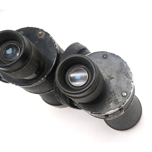 2602 - A PAIR OF WW2 GERMAN KRIEGSMARINE 7x50 BINOCULARS BY 