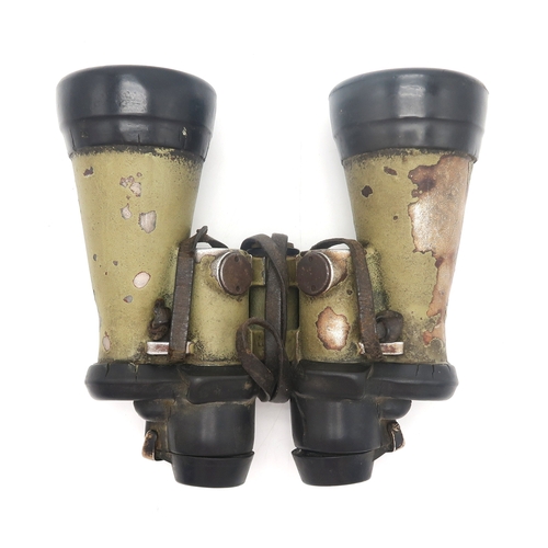 2604 - A PAIR OF WW2 GERMAN KRIEGSMARINE U-BOAT-TYPE 7x50 BINOCULARS BY 