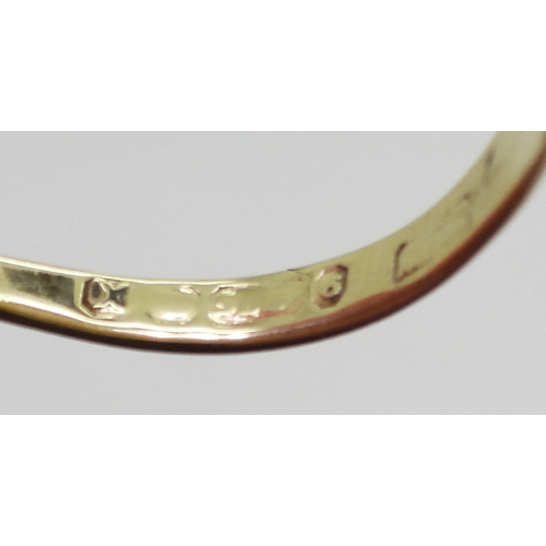 9003 - Four 9ct gold signet rings, one with a line of diamonds, size P, others sizes Q, R1/2, N1/2. Weight ... 