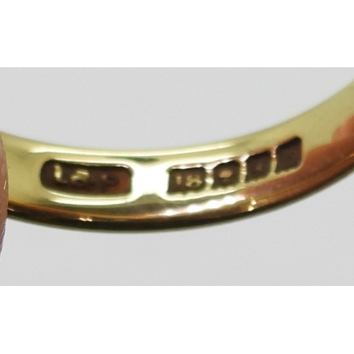 9033 - Two 18ct gold Glasgow hallmarked wedding rings, dated 1913 size W and 1925 size P1/2, weight 9.8gms