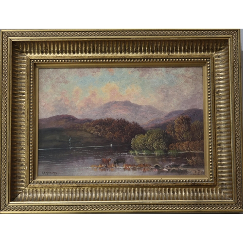 901 - SCOTTISH SCHOOL LOCH ARD Oil on canvas, signed 'R.A. Murray' lower left, 44 x 30cm Ti... 