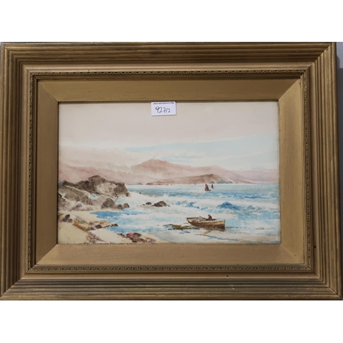 927 - PETER MACGREGOR WILSON RSW (SCOTTISH 1856-1928) SCOTTISH COASTAL SCENES Watercolour, signed lower ri... 