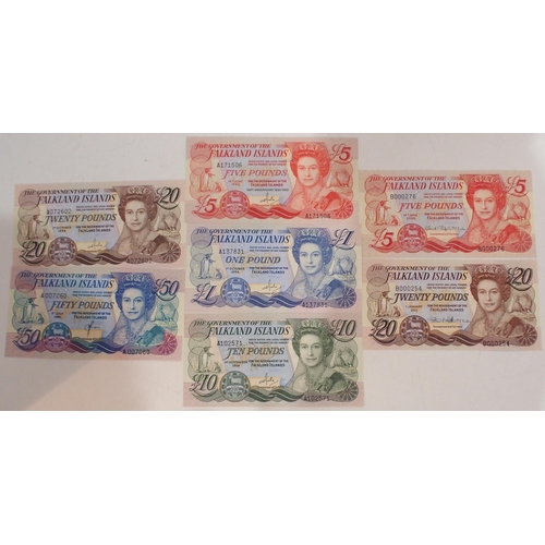 379 - Falkland Islands (British Overseas Territories) Elizabeth II, A171506 £5 14th June 1983, ... 