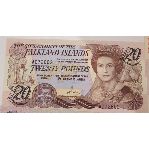 379 - Falkland Islands (British Overseas Territories) Elizabeth II, A171506 £5 14th June 1983, ... 