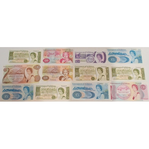 380 - Saint Helena (Saint Helena, Ascension and Tristan da Cunha) Bank Notes (12)