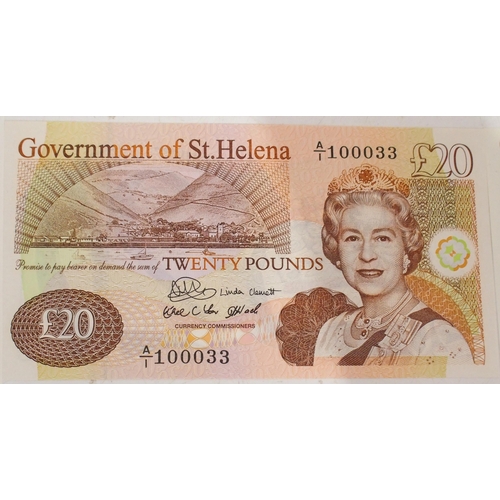 380 - Saint Helena (Saint Helena, Ascension and Tristan da Cunha) Bank Notes (12)