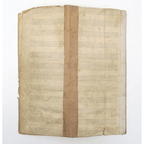 422 - A music manuscript titled 