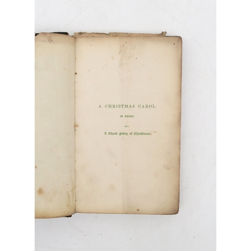 422A - Dickens, Charles A Christmas CarolLacking title page but an apparently very early (possibly first) e... 