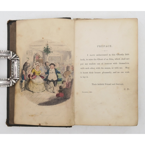 422A - Dickens, Charles A Christmas CarolLacking title page but an apparently very early (possibly first) e... 